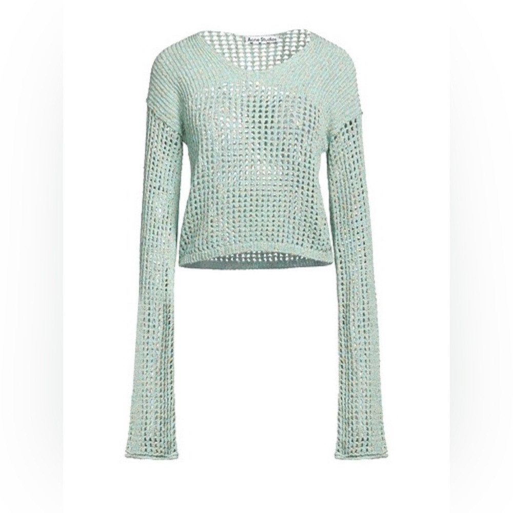 Acne Studios V-Neck Crochet Jumper L